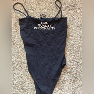 “HIGH QUALITY PERSONALITY” ZARA BODYSUIT